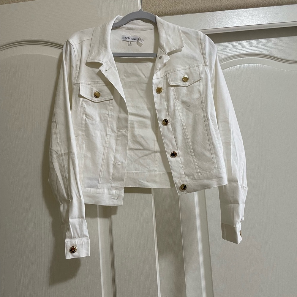 Calvin Klein linen jacket